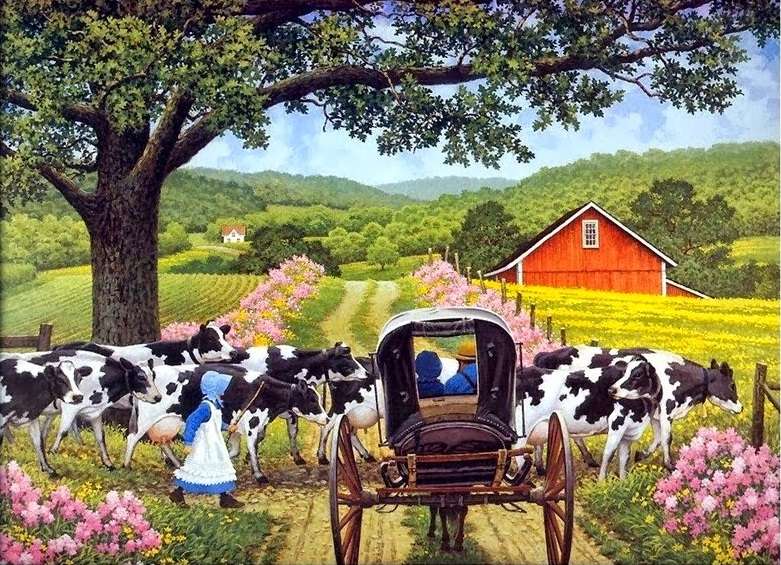 Rural landscape. jigsaw puzzle online
