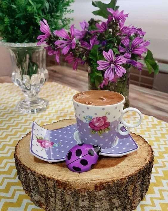 vacker kopp kaffe Pussel online