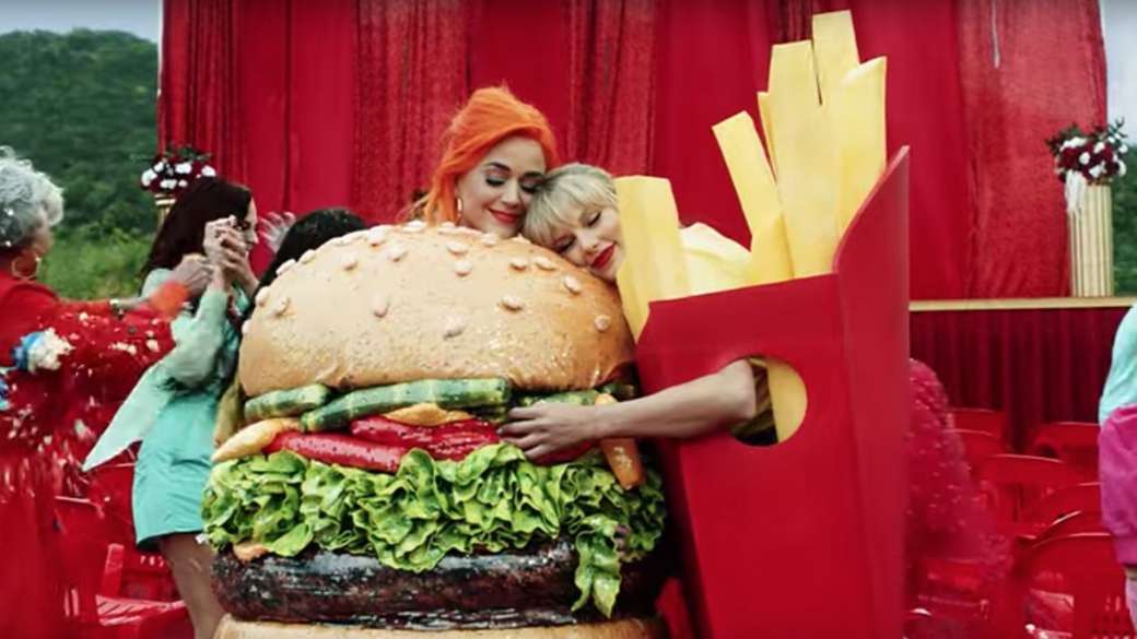 Taylor Swift a Katy Perry online puzzle