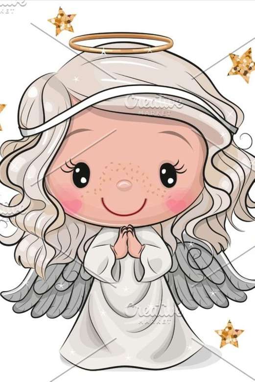 En mycket fin liten ängel =) Pussel online