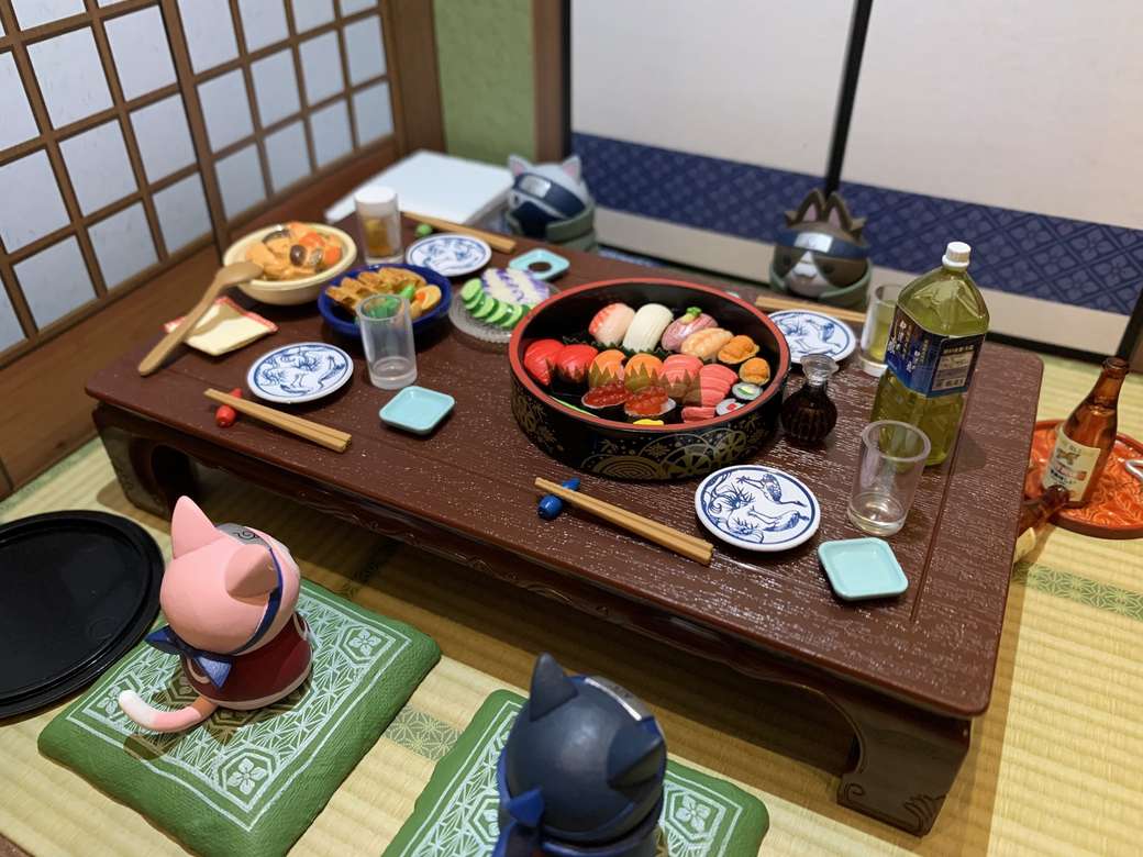 Un repas japonais puzzle en ligne