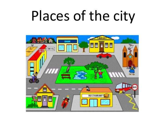 PLACES OF THE CITY rompecabezas en línea