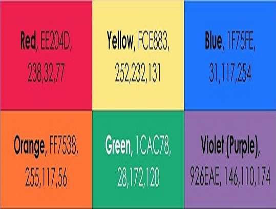 rosso giallo blu arancione verde viola viola puzzle online