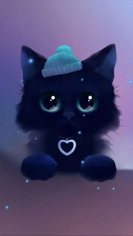 Черна котка онлайн пъзел