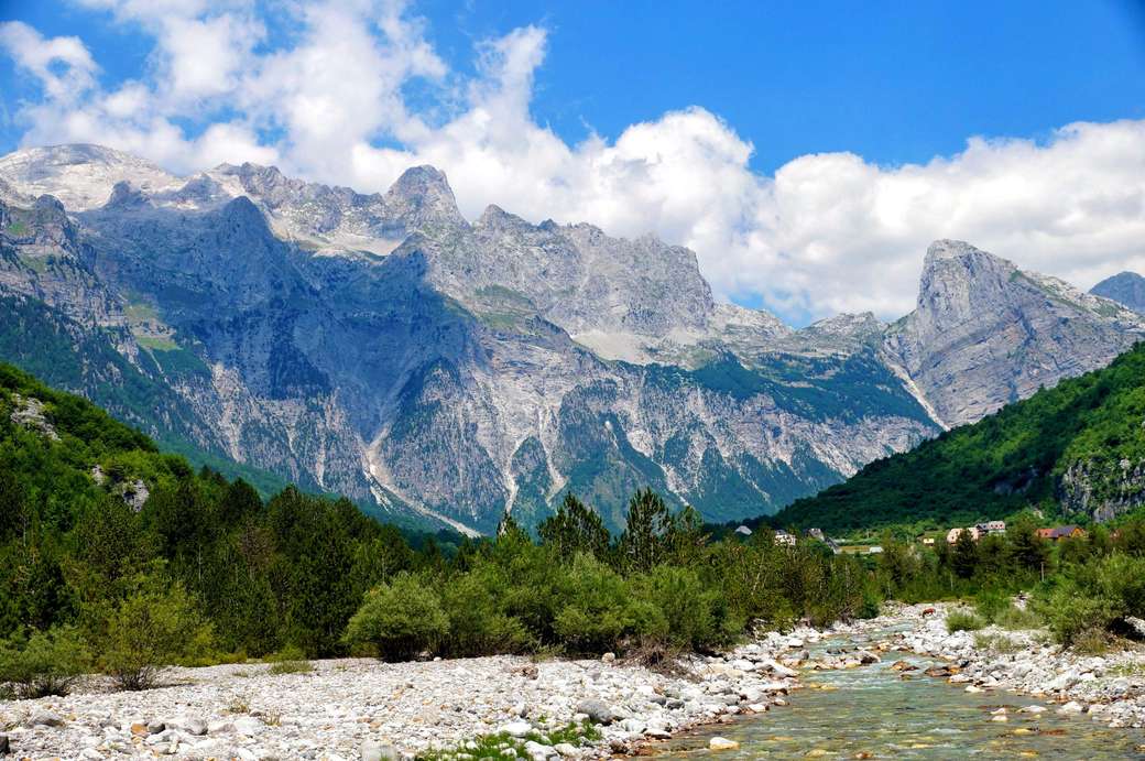 munți și râuri puzzle online
