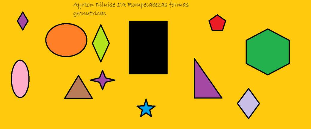 geometrické tvary puzzle online puzzle