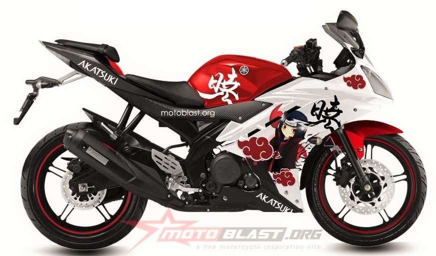 Красив мотоциклет Akatsuki онлайн пъзел