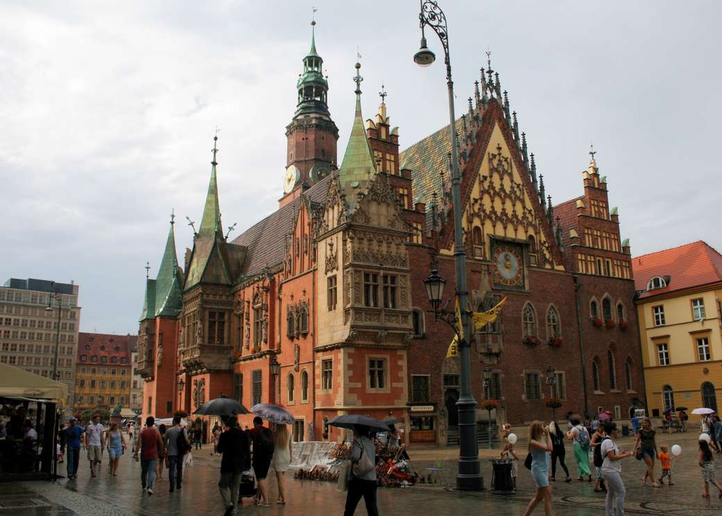 Markt in Wroclaw online puzzel