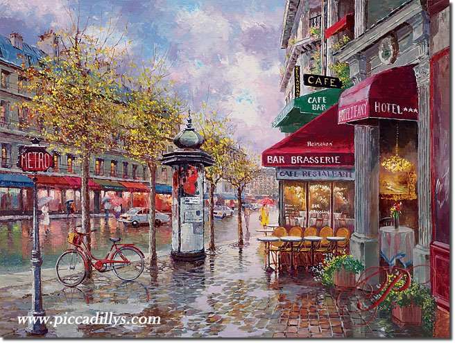 Giornata di pioggia a Parigi puzzle online