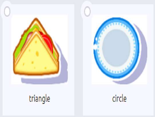 triángulo círculo rompecabezas en línea