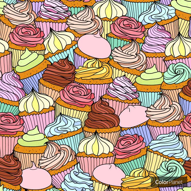 Cupcakes pussel på nätet