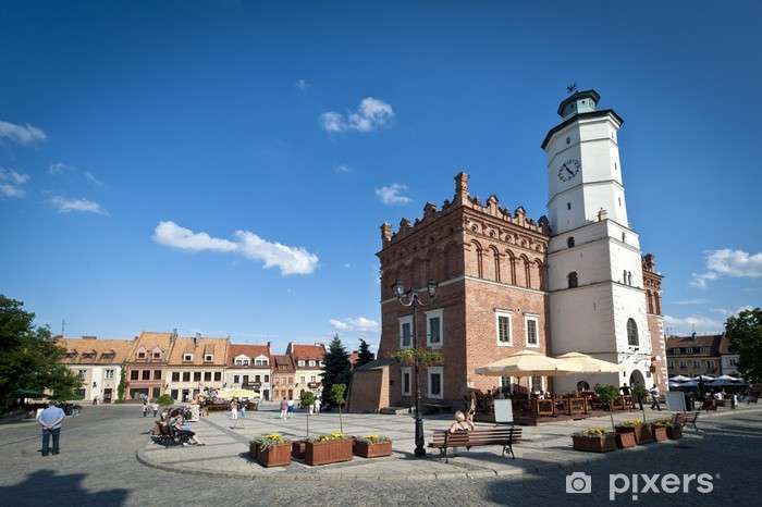 Stadt Sandomierz Online-Puzzle