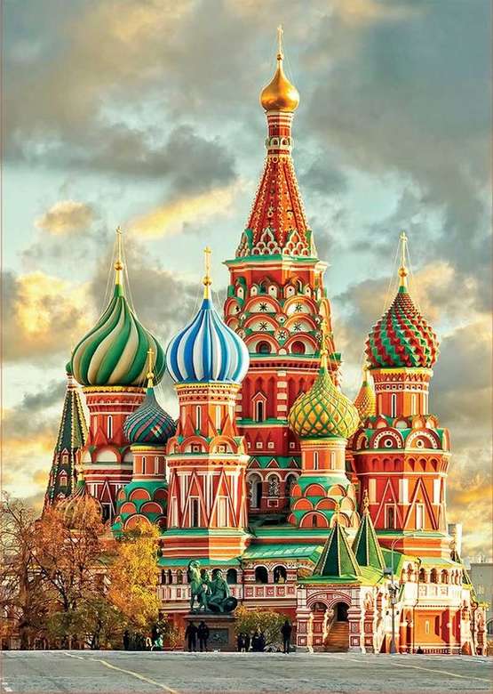 Basilius-Kathedrale, Moskau Online-Puzzle