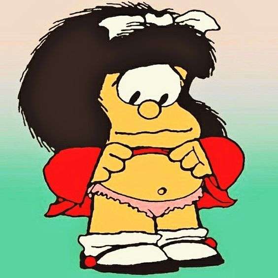 Mafalda x Quino =) онлайн-пазл