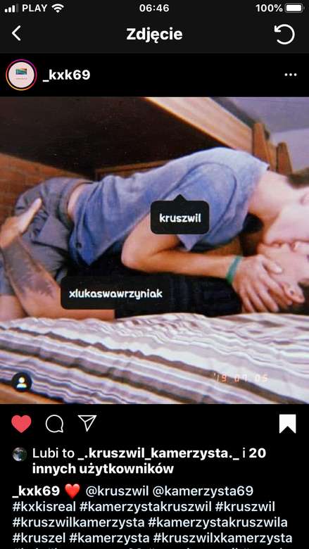Поцілунок Марека та Лукаша пазл онлайн