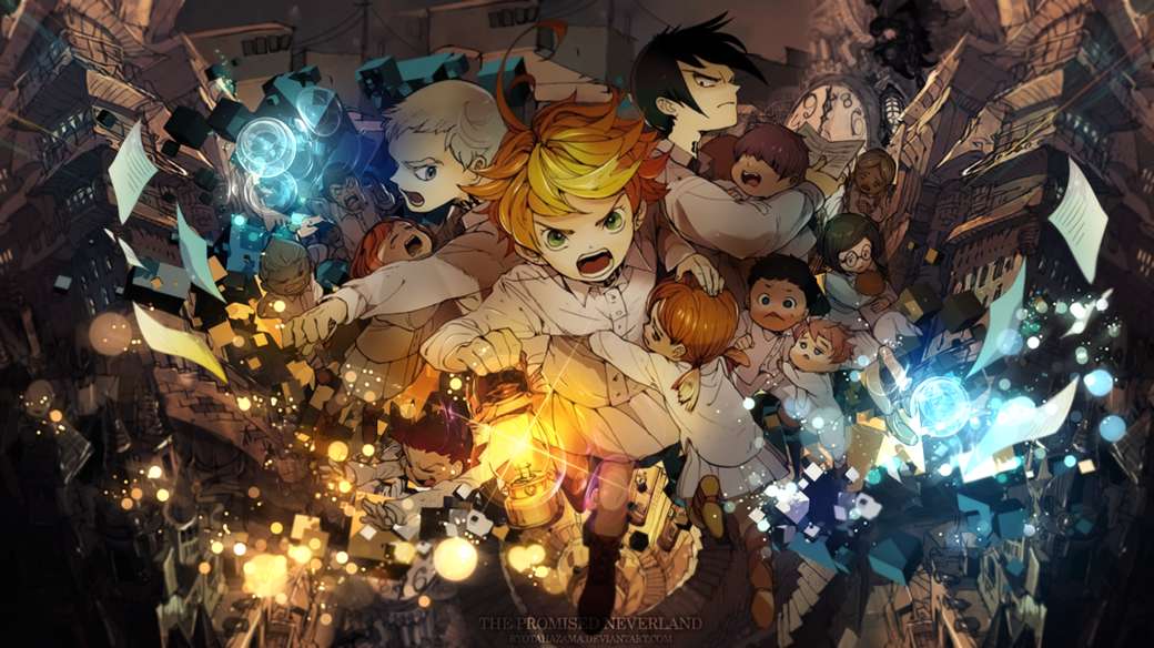 anime the neverland promesso puzzle online