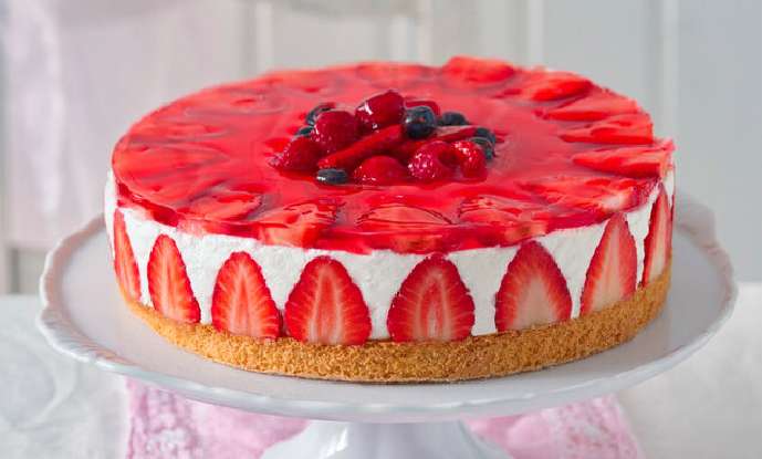 Ovocný dort skládačky online
