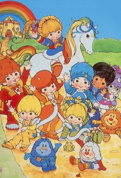 Party with friends -Rainbow Brite online puzzle