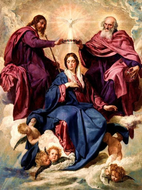 María - reina del cielo y de la tierra rompecabezas en línea