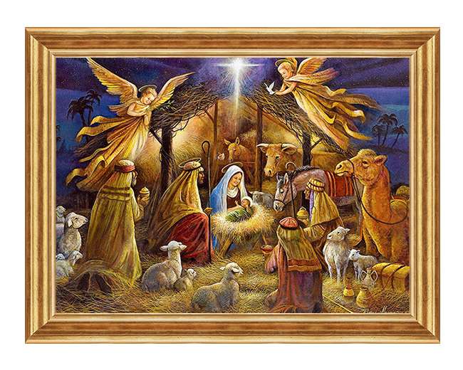 THE BIRTH OF JESUS jigsaw puzzle online