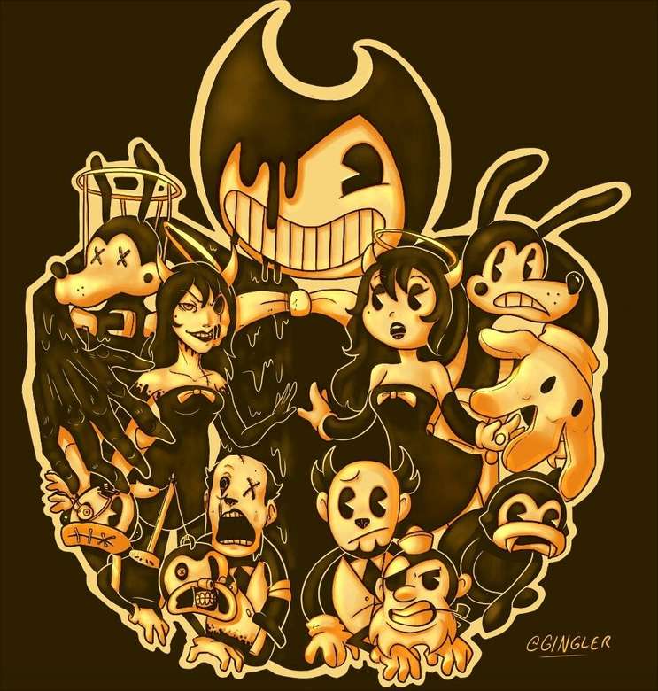 Bendy a inkoustový stroj online puzzle