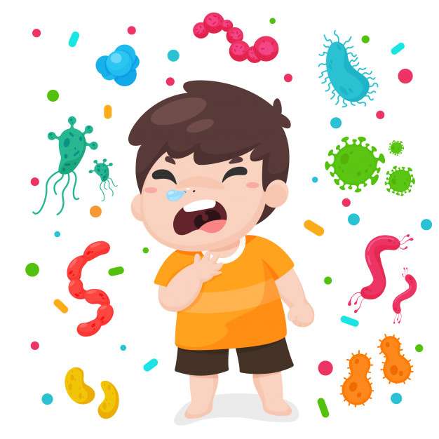 Cartoon-Puzzlespiel - Mikroorganismen Puzzlespiel online
