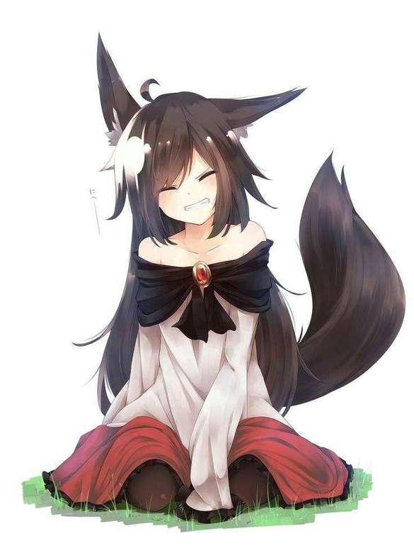 Chibi Anime Wolf Girl HD Png Download  Transparent Png Image  PNGitem