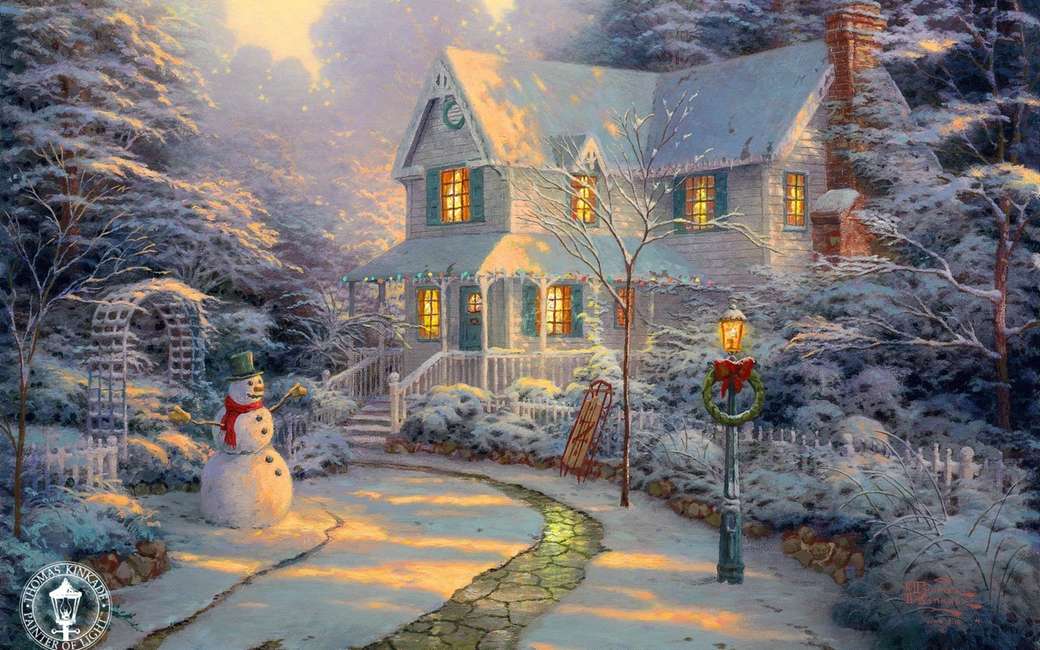 Vintage christmas jigsaw puzzle online