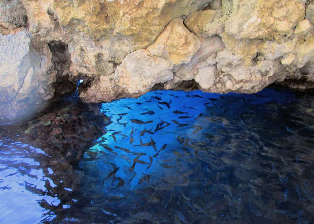 Grotte sous-marine puzzle en ligne