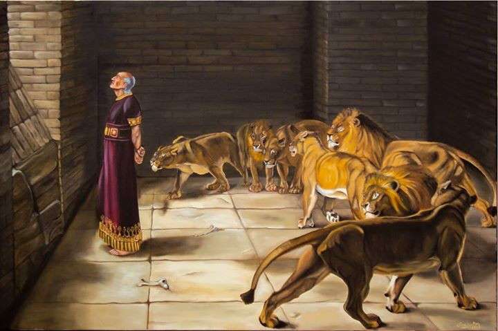 Daniel in de leeuwenkuil legpuzzel online