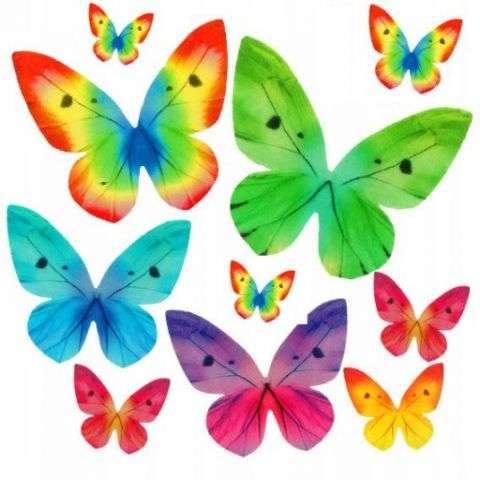 літаючі метелики на лузі пазл онлайн
