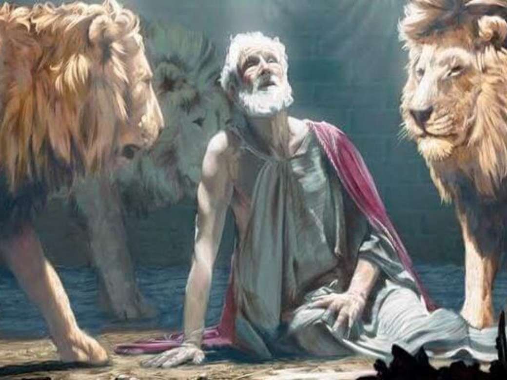 Daniel v lví jámě online puzzle