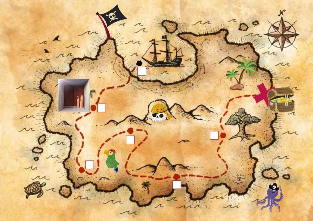 Mapa Tesouro - puzzle online