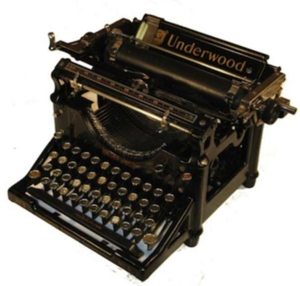 Mașina de scris antică puzzle online