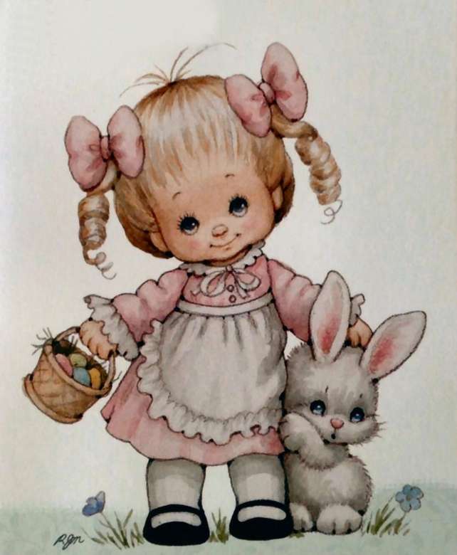 Candida e il coniglio coccolone puzzle online