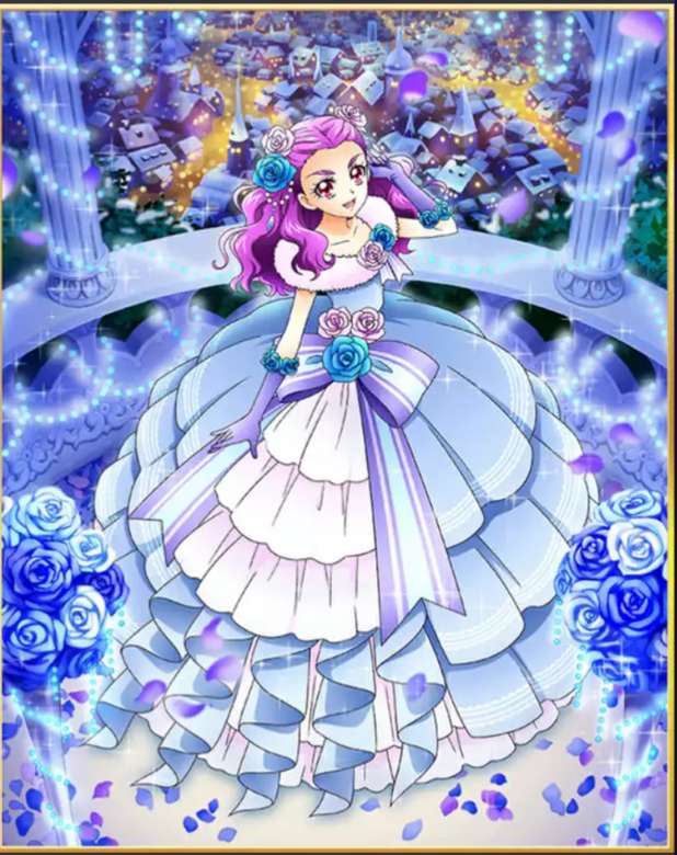 Princess Milky rose puzzle online puzzle