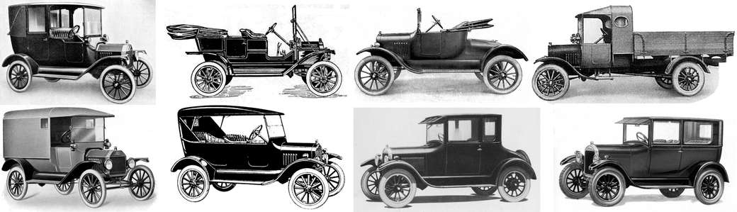 Ford Model T-collectie online puzzel