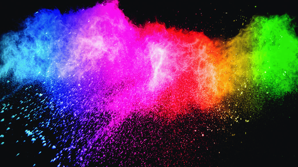 Splorace barev skládačky online