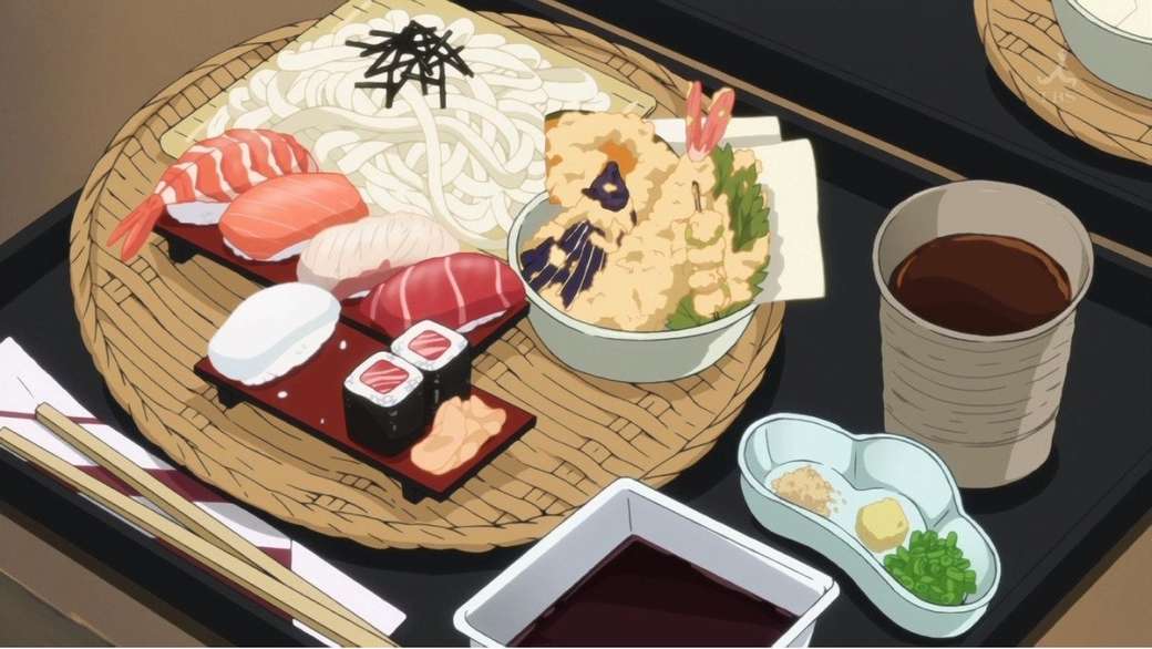 A delicious Japanese meal jigsaw puzzle online