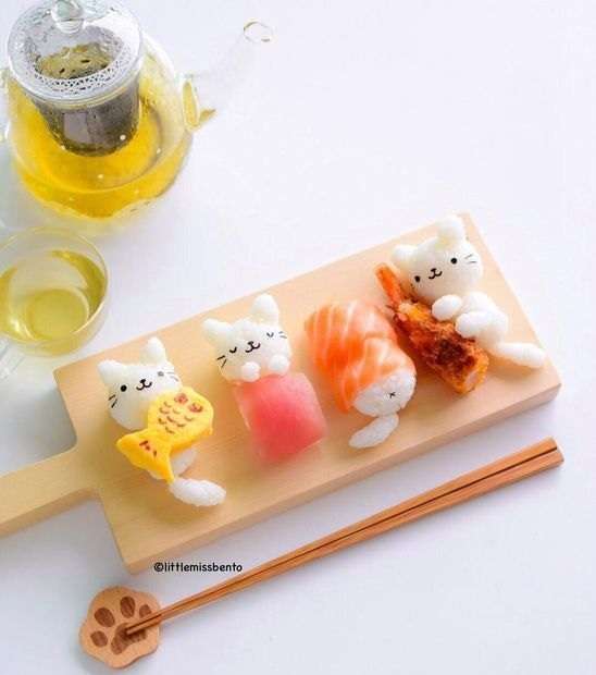 Too cute sushi2 online puzzle