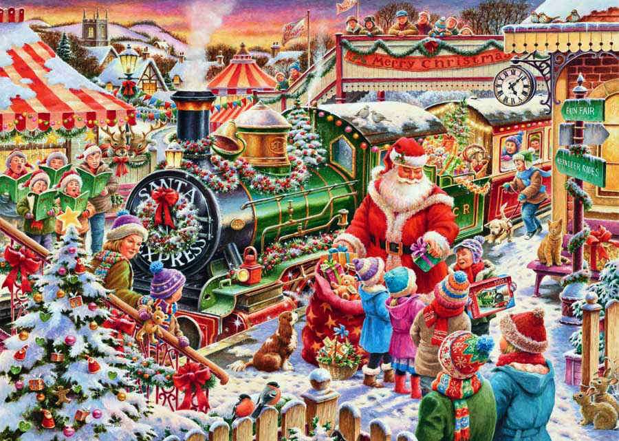 Karácsonyi képeslapok =) online puzzle