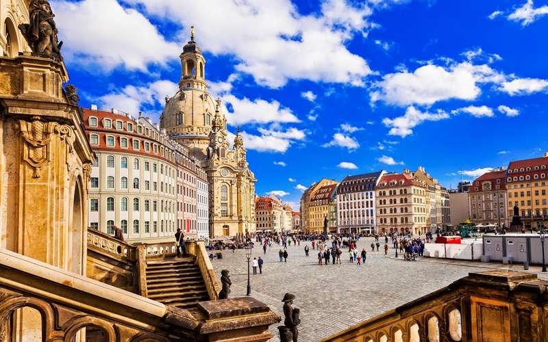 Neumarkt i Dresden pussel på nätet