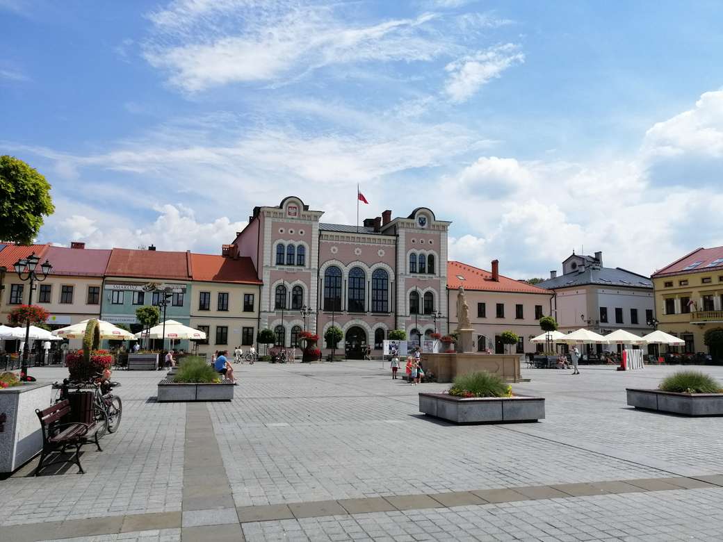 A piactér Żywiec-ban kirakós online