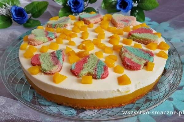 цветной торт онлайн-пазл