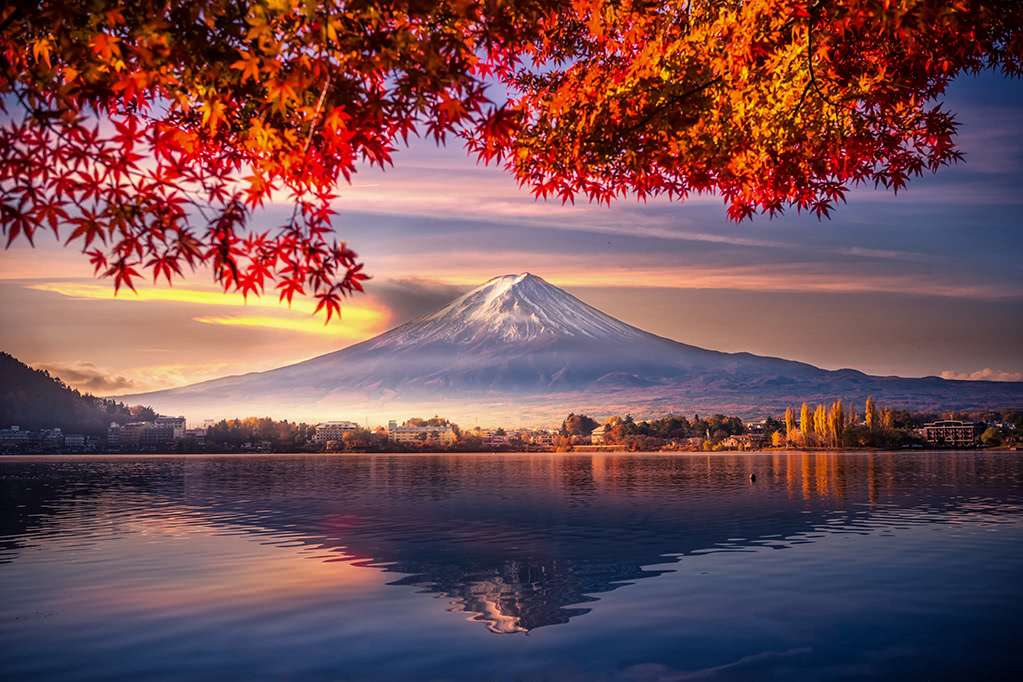berget Fuji pussel på nätet