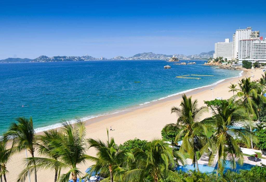 Playa de Acapulco, en Guerrero rompecabezas en línea