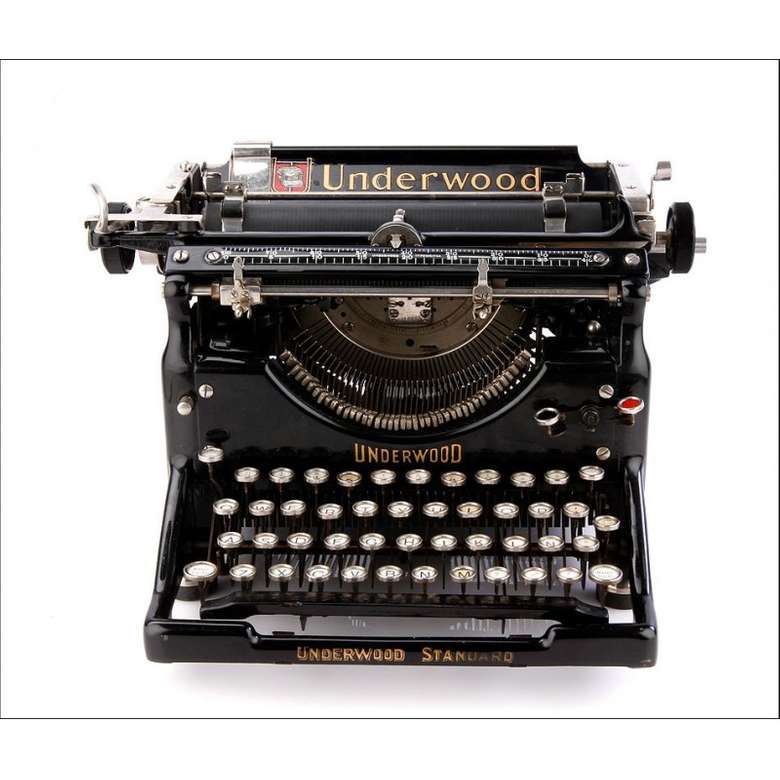 maquina de escribir rompecabezas en línea