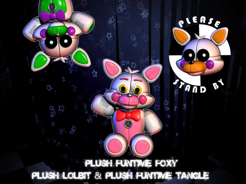 Funtime Foxy Plushies Puzzle jigsaw puzzle online
