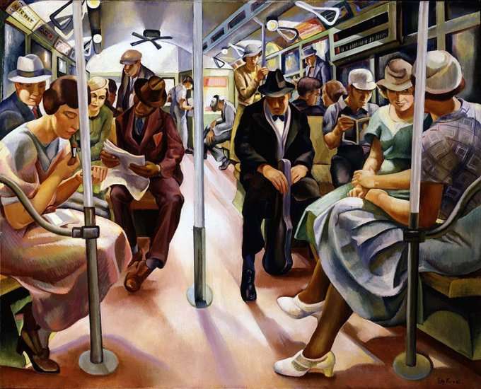 "Le métro" (1934) puzzle en ligne