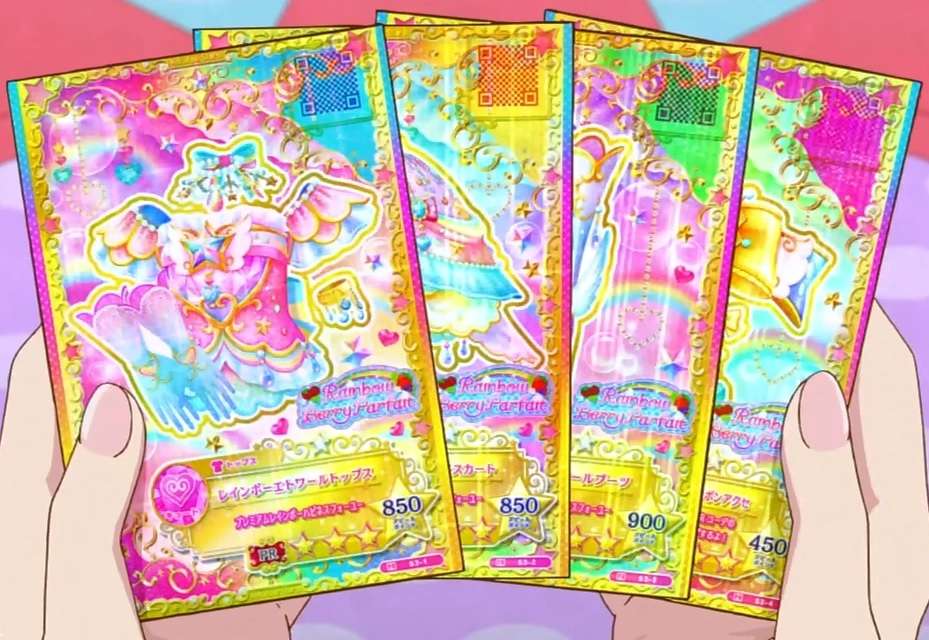 偶像 活動 卡 -Coord Rainbow Étoile puzzle online